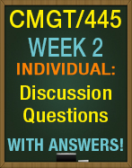 CMGT/445 Week 2 Use Case Analysis